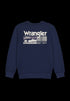 Wrangler Men's Crewneck Sweatshirt In Navy